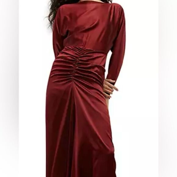 Veronica Beard Sabri stretch silk charmeuse dress Size 12 NWT $698 - Picture 5 of 7